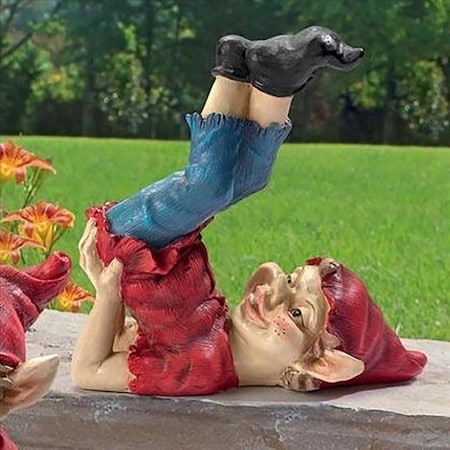 置物 P VINTAGE JAPAN CHRISTMAS PUTZ PINECONE SANTA ELF GNOME FIGURE